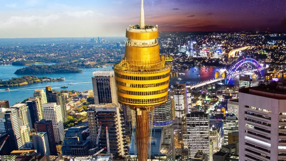 Sydney tower eye: menikmati pemandangan indah kota sydney dari ketinggian Sydney tower eye