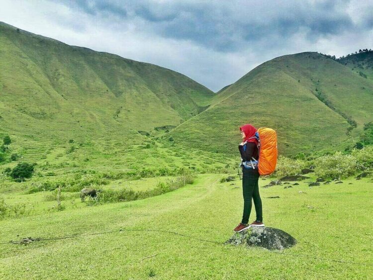 Nikmati keindahan bukit ruhuk taduhan alias bukit teletubies yang menawan